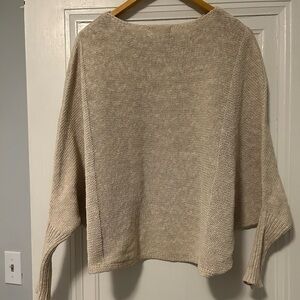 Shrinking Violet Cream Cotton Women's Sweater